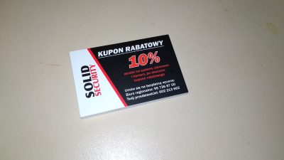 wizytówki standardowe kreda mat 350g
