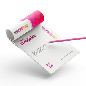 notesy klejone z nadrukiem